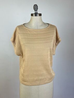 Azul by Moussy Tan Boxy Top